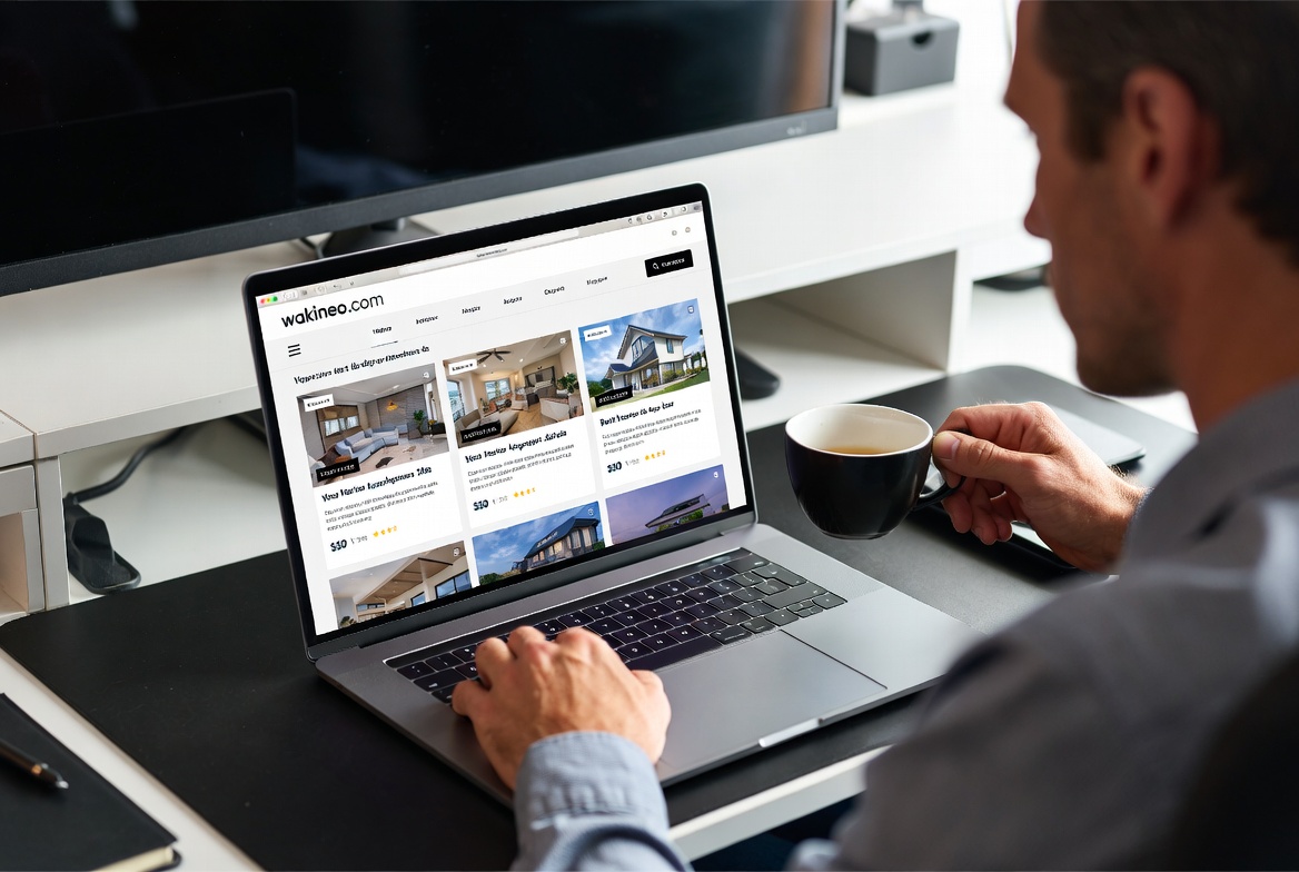 Passez gratuitement votre annonce immobilière sur wakineo.com.