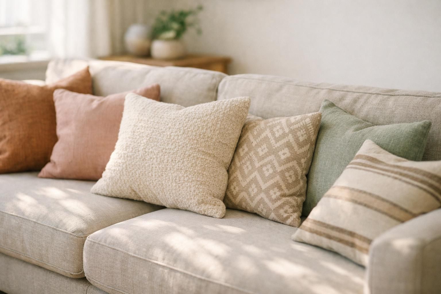 découvrez comment choisir les coussins parfaits pour sublimer un canapé neutre et apporter style et confort à votre intérieur.